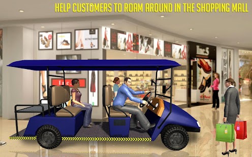 Shopping Mall Easy Taxi Driver Car Simulator Games