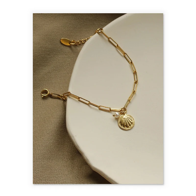Shell Pearl -armband