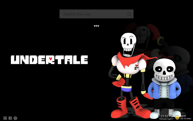 Nuova scheda Temi Undertale