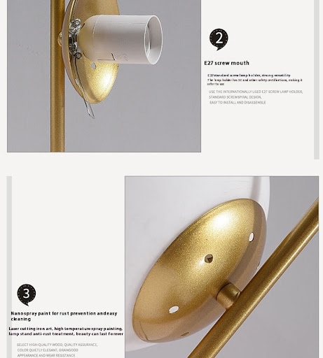Title 16, Decoratieve tafellamp met oogbescherming voor w...