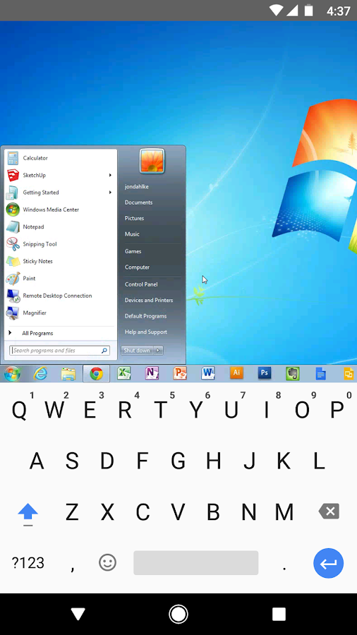    Chrome Remote Desktop- screenshot  