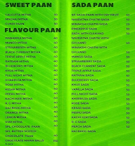 Symphony Paan House menu 1