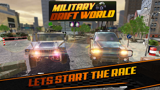 Military Drift World - War Town Drift Racing Game