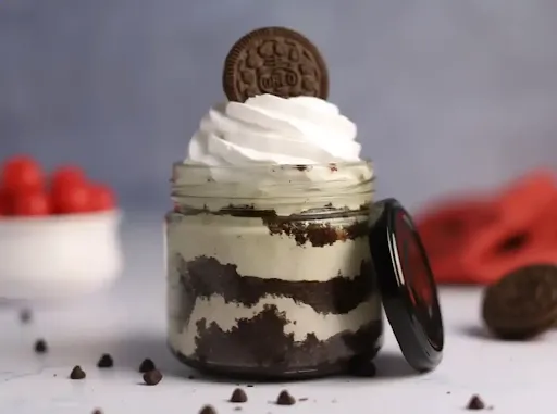 Oreo Chocolate Mousse Cake Jar