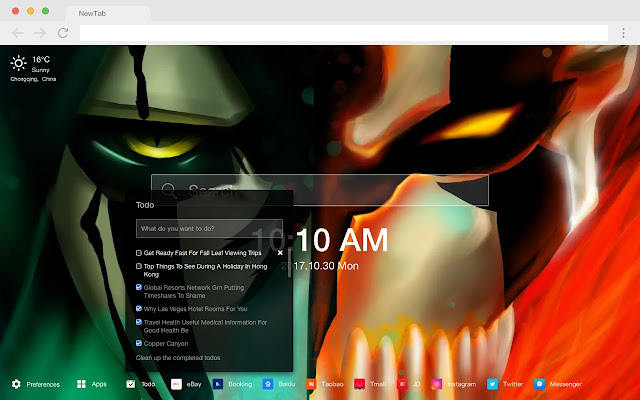 BLEACH New Tab Page HD Pop Anime Theme