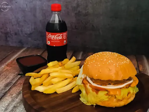 Crispy Veggie Burger + French Fries + Coke