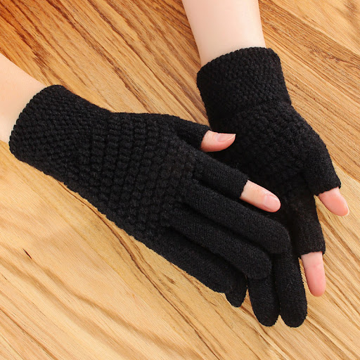Title 9, Thickened Fleece Winter Riding Gloves provide w...