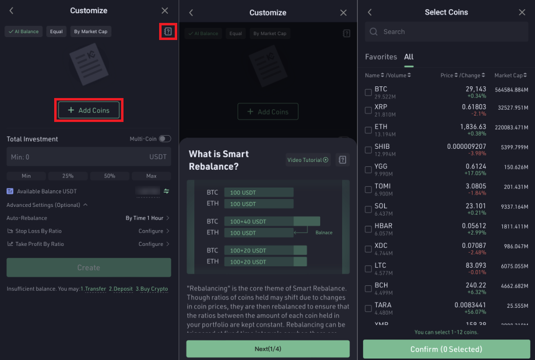 Adding Cryptocurrencies to Your Custom Smart Rebalance Bot