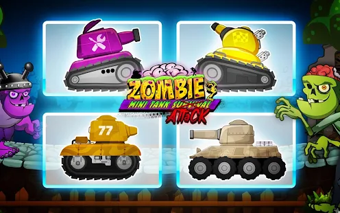  Zombie Survival Games: Pocket Tanks Battle- screenshot thumbnail  