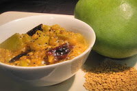 Raw Mango Kothsu - Mavinakayi Gojju