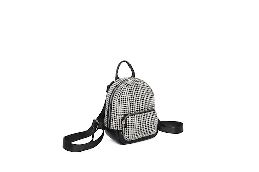 Title 12, Womens Mini Diamond Rhinestone Crossbody Backp...