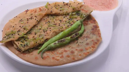 Green Chilli Paratha