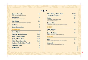 Sofraah - Eden Park Restaurants menu 