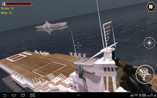 Navy Battleship Shooting War