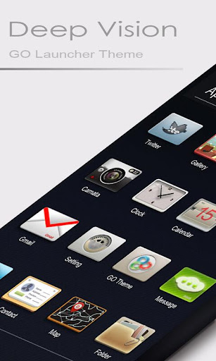 Deep Vision2 GO Launcher Theme
