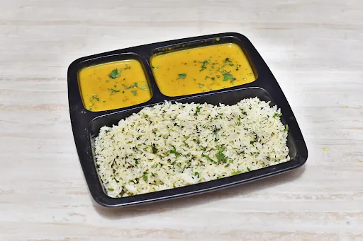 Yallow Dal With Jeera Rice