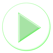 Poweramp Skin Green Glass  Icon