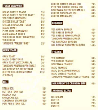 Mr Greeny Cafe And Fast Food menu 4