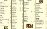 Bengamese menu 2