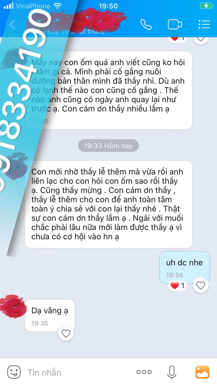 Cũng thật may mắn chỉ sau chưa đến 3 tháng anh Minh đã đến làm lễ cảm tạ tôi và báo hỷ mời đến dự đám cưới. Điều đáng mừng là nhờ đức tính thật thà chăm chỉ anh đã nhanh chóng được 1 cô gái xinh đẹp mới đi làm ở Hà Nội về để ý và kết duyên vợ chồng”.