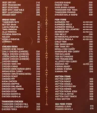 Hotel Prasanth menu 2