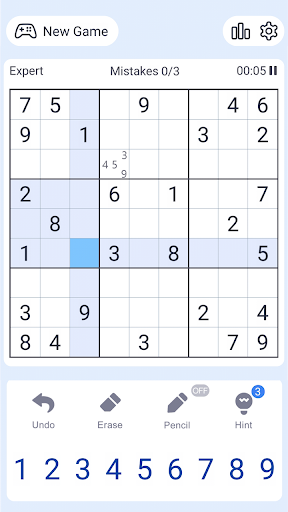Screenshot Sudoku Puzzle