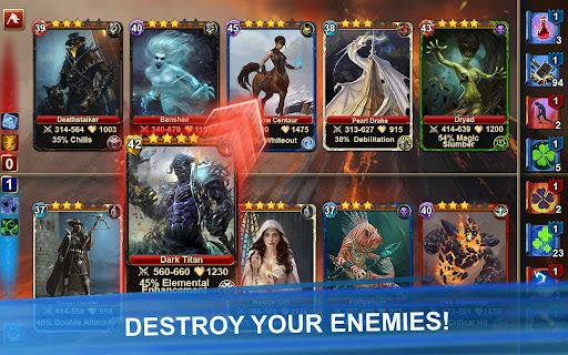 Screenshot Blood of Titans: Card Battle