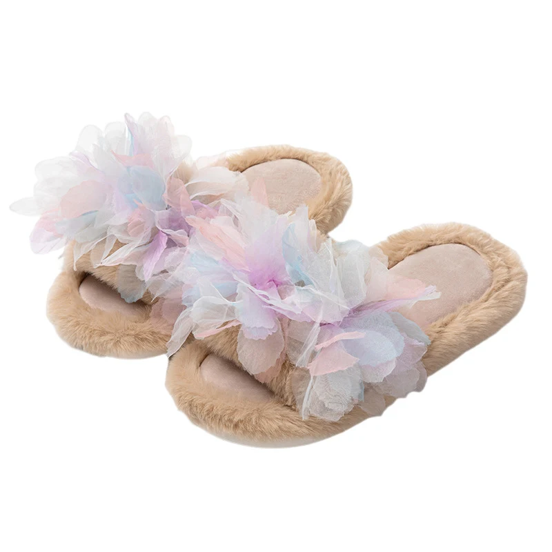 Petals Cotton Slippers Home Plush Meke i udobne pamučne papuče za dom, savršene za opuštanje i uživanje u toplini i mekoći.