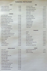 Thendral Restaurant menu 4