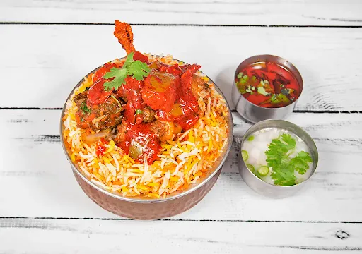 Avakai Chicken Biryani