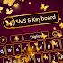 Gold keyboard and SMS messenger theme3.2.1