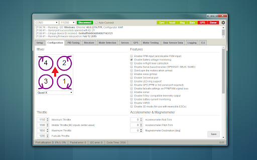 Baseflight - Configurator