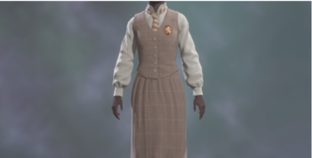 Plaid Vest School Uniform Ravenclaw Female