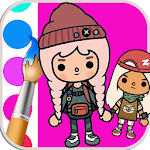 Cover Image of Download Toca Life Coluring book 6.0 APK