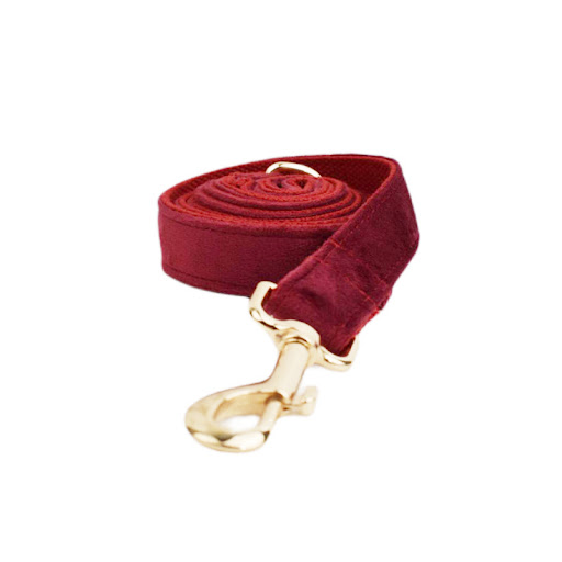 Title 6, Velvet fabric dog collar, soft and adjustable, ...