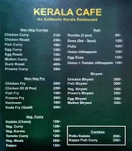 Kerala Cafe menu 2