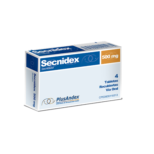 Secnidazol Secnidex 500Mg  4Tabletas PlusAndex