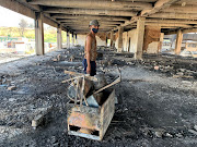 Phelelani Zulu, who works as a security guard in Germiston, said he lost everything in the blaze. 