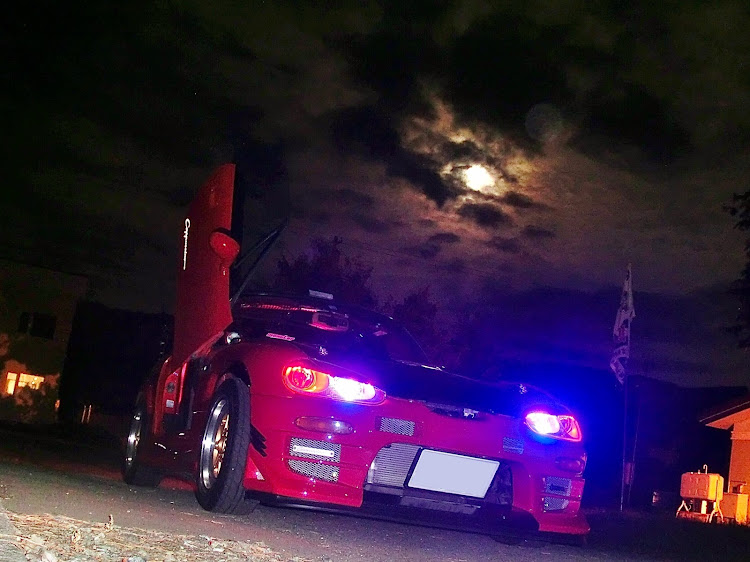 カプチーノの謎の集団-BABY-SUPERCAR・mugen pro.3さん・秋の気配・ジオン公国仕様・КЁИに関するカスタム事例の投稿画像1枚目