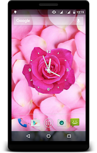 Rose Flower Clock LWP(圖5)-速報App