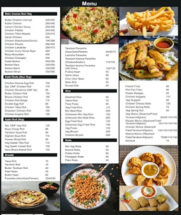 Oh My Food menu 