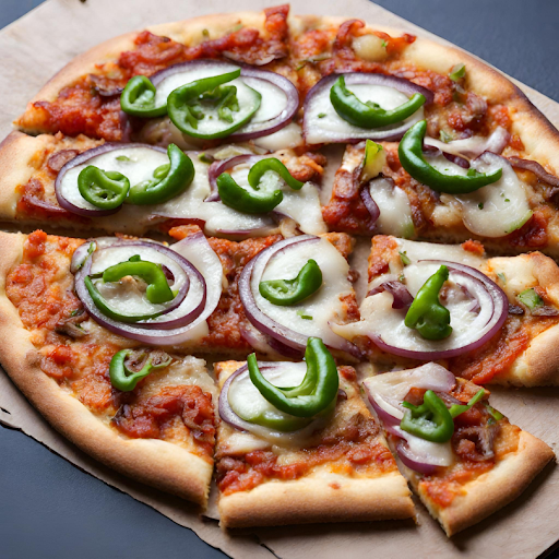 Onion Capsicum Pizza