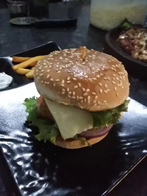 Creamy Mushroom Burger