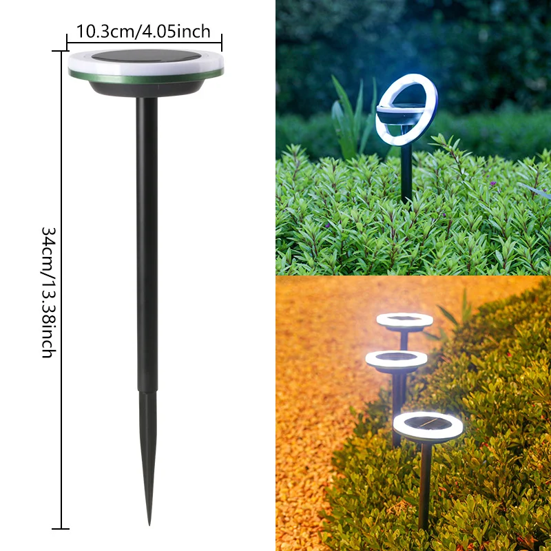 Zonne-Gazonlamp voor Buiten in de Tuin Automatische Verlichting Waterdicht Ideaal voor Tuinpaden en Gazon Energiebesparend en Duurzaam