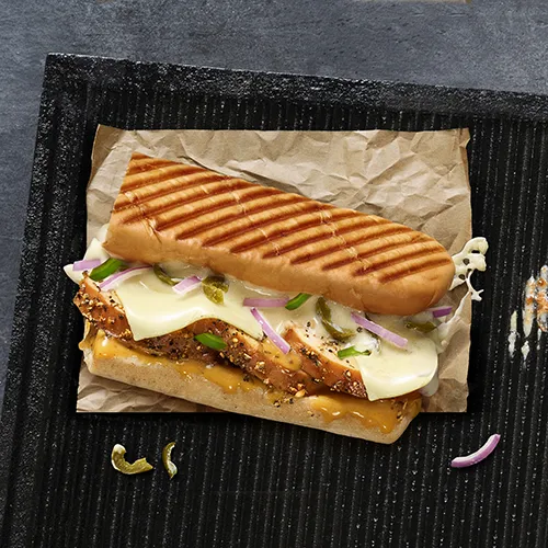 Roast Chicken Melt Grill Sandwich