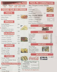 Honey Pizeria menu 3