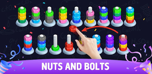 Sort puzzle - Nuts and Bolts