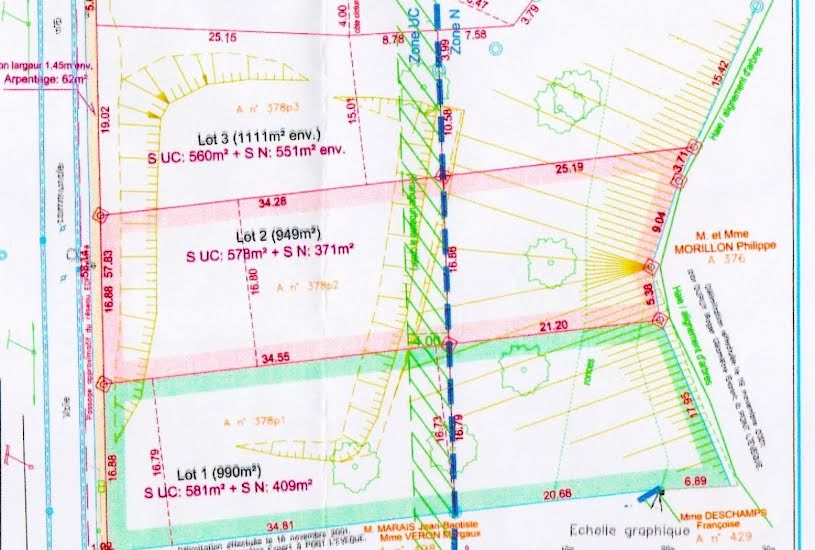  Vente Terrain à bâtir - 990m² à Équemauville (14600) 