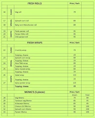 Bread & Eatery menu 1