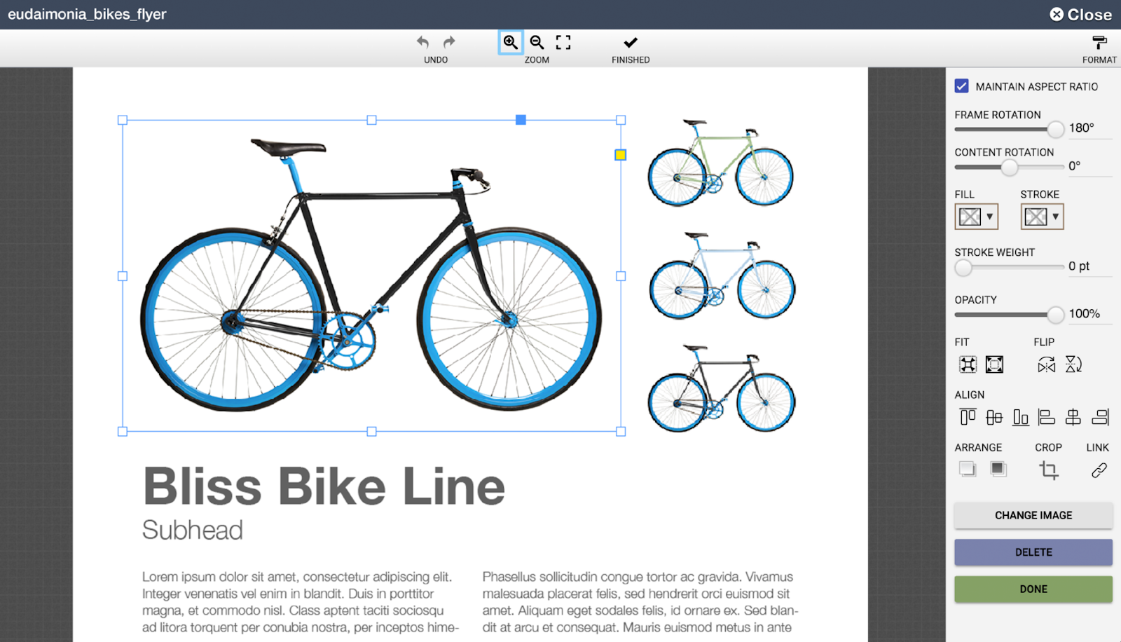 A closer look at the Templates tool.